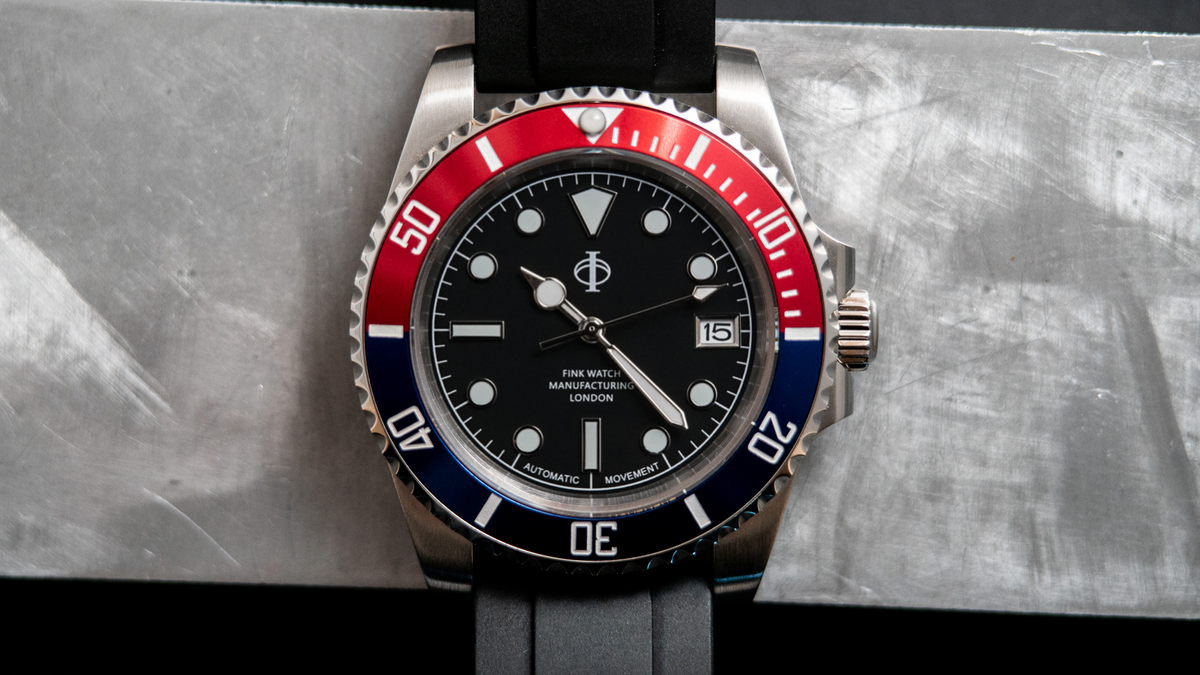 店舗併売品 TECHNOS PEPSI BEZEL DIVER'S WATCH TSM412 - 時計