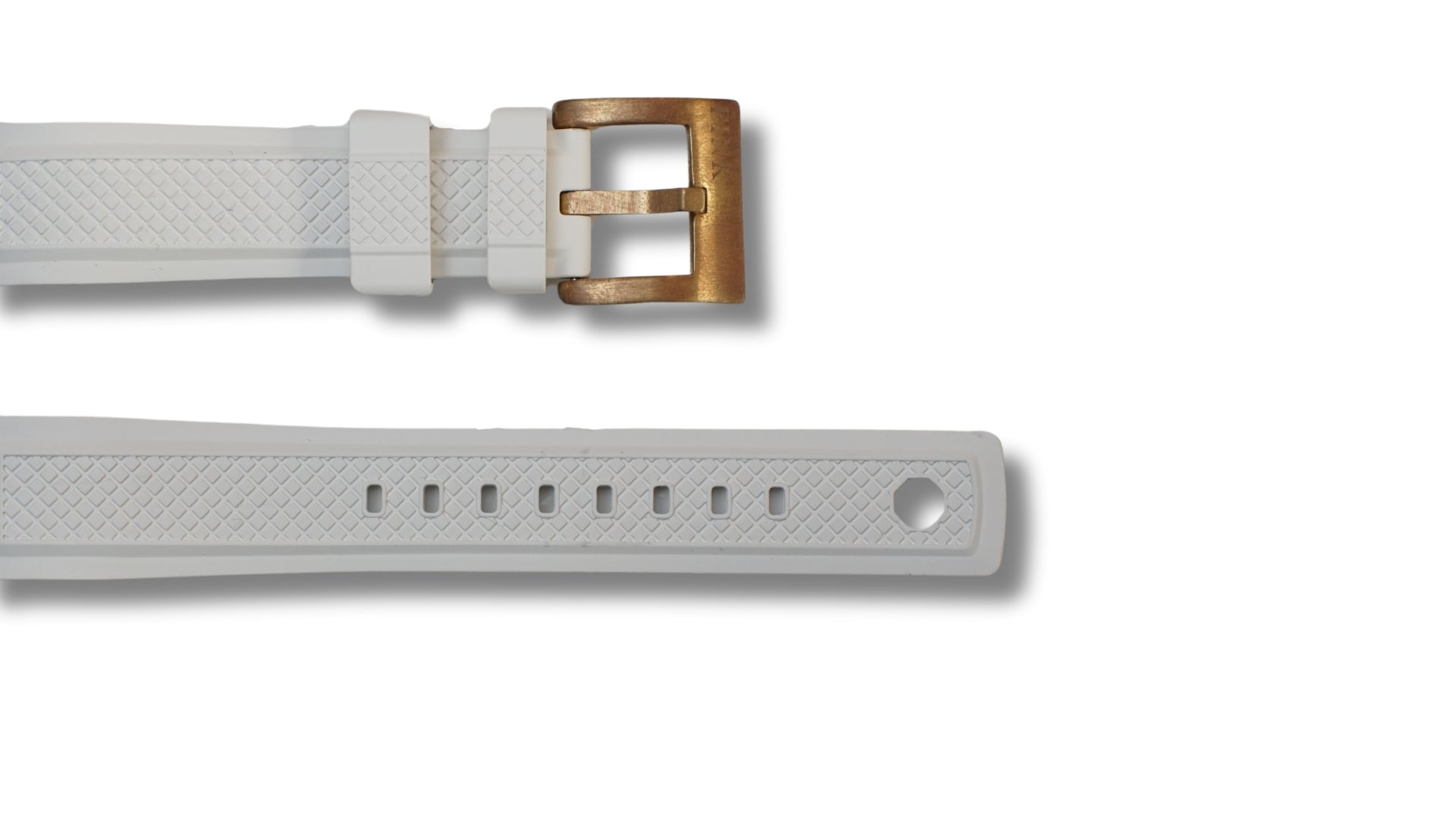 FKM strap - Embossed - White - 20mm